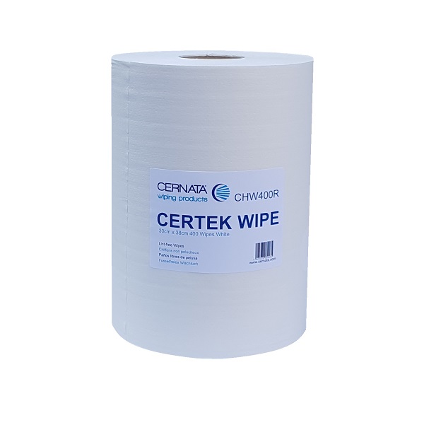 CERTEK Precision Wiping Roll 30x38cm 400 Sheets White